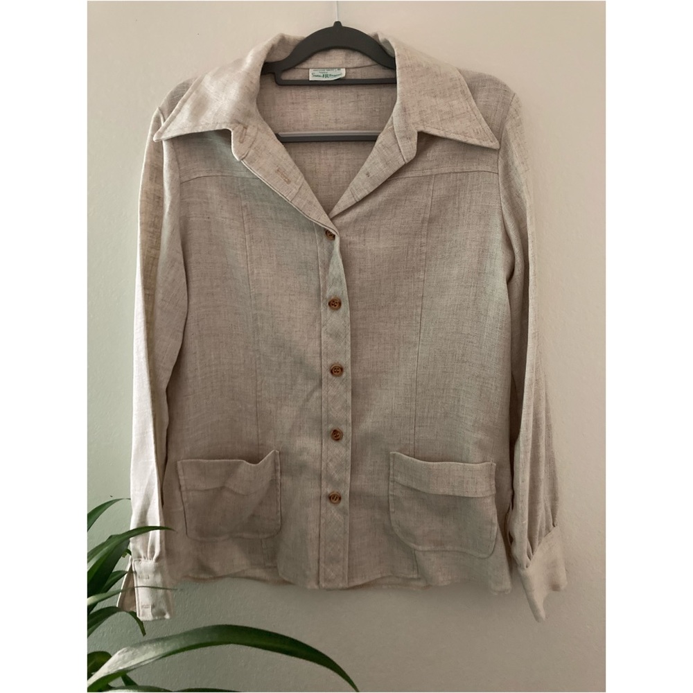Sears bazaar JR long sleeve button up.